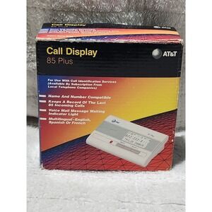 AT&T Call Display 85 Plus Caller ID Call Identification NOS Vintage